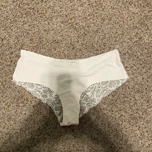 Nude lacy cheeky panties Victoria Secret
